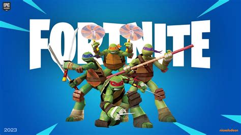 ninja turtles playing fortnite